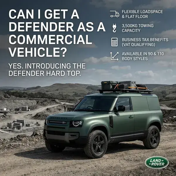 Can I Get A Defender As A Commercial Vehicle?